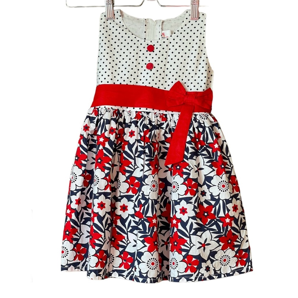 NOT FOR SALE NWT 2/3 Year Old Girls Floral Polka Dots Dress